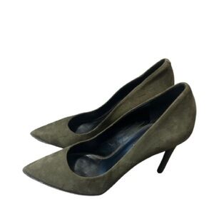 Nine West Olive Green Heels, SZ 8M NWOT